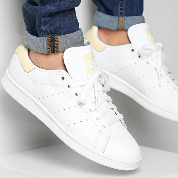 Giày Adidas Stan Smith 'White Easy Yellow' EF4335 - Ảnh 2