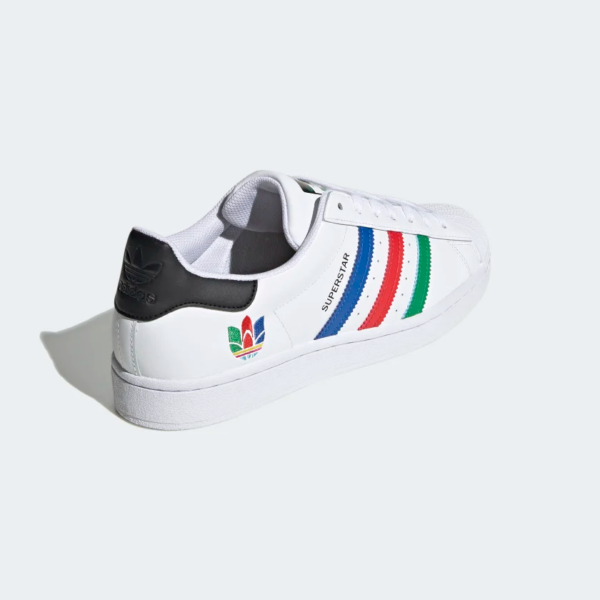 Giày Adidas Superstar Colorful Trefoil 'Cloud White' FU9521 - Ảnh 7