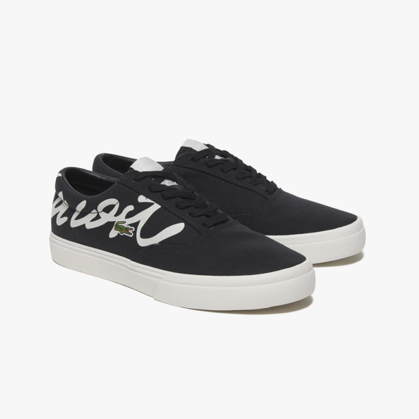 Giày Lacoste Jump Serve Lace 0721 Black 7-42CMA0040454 - Ảnh 3