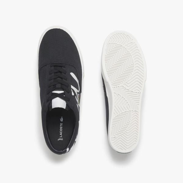 Giày Lacoste Jump Serve Lace 0721 Black 7-42CMA0040454 - Ảnh 5