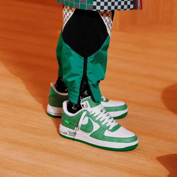 Giày Nike Air Force 1 Low x Louis Vuitton Virgil Abloh 'White Green' - Ảnh 5