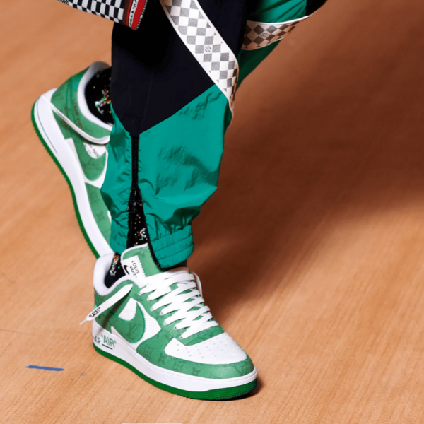 Giày Nike Air Force 1 Low x Louis Vuitton Virgil Abloh 'White Green' - Ảnh 6