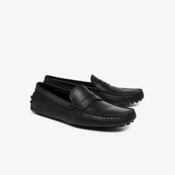 Giày Lười Moccasin Lacoste Concours Black 7-35CAM0118024 - Ảnh 3