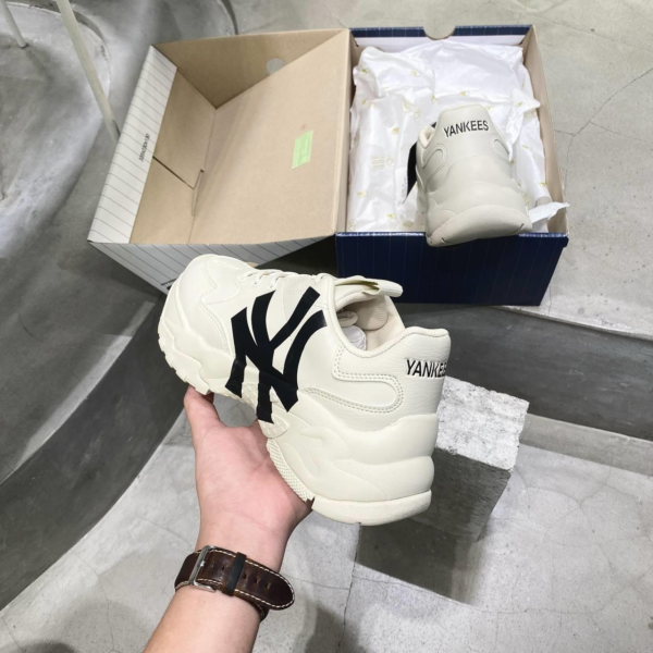 Giày MLB BigBall Chunky A New York Yankees 'Beige' 3ASHC101N-50BGS - Ảnh 7