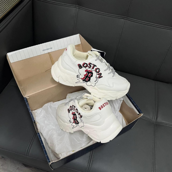 Giày MLB Bigball Chunky Boston Red Sox 'White' 32SHCE111-43I - Ảnh 4