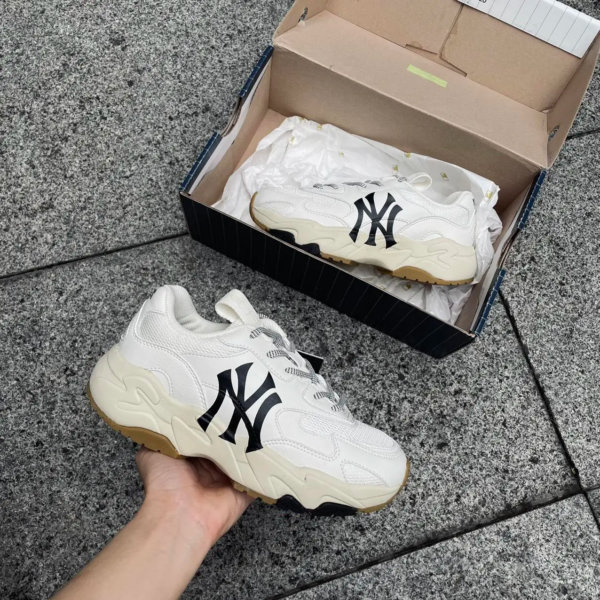 Giày MLB Big Ball Chunky Lite NY 'Beige' 32SHC3111-50W - Ảnh 4