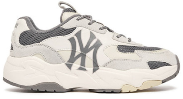 Giày MLB BigBall Chunky Lite SD New York Yankees 'Grey' 3ASHC3S1N-50CGS