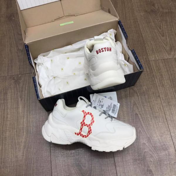 Giày MLB Big Ball Chunky Mono Boston Red Sox 'White' 32SHCN011-43I - Ảnh 6