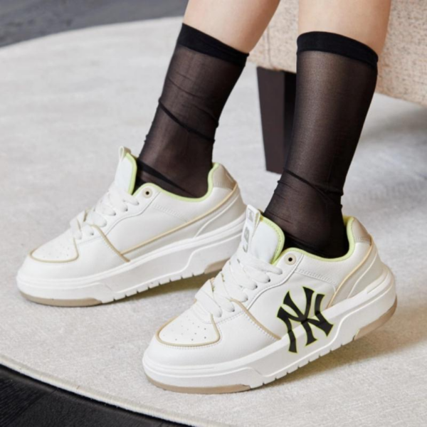 Giày MLB Chunky Liner New York Yankees Beige 3ASXCA12N-50BGS - Ảnh 3