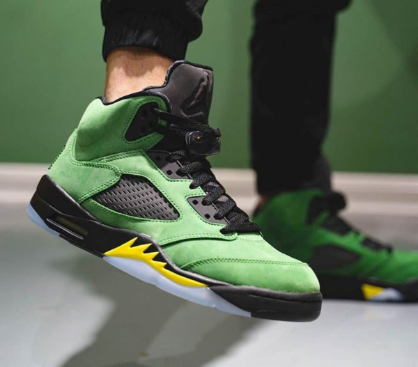 Giày Nike Air Jordan 5 'Oregon Ducks' H013-MNJDLS-535 - Ảnh 6