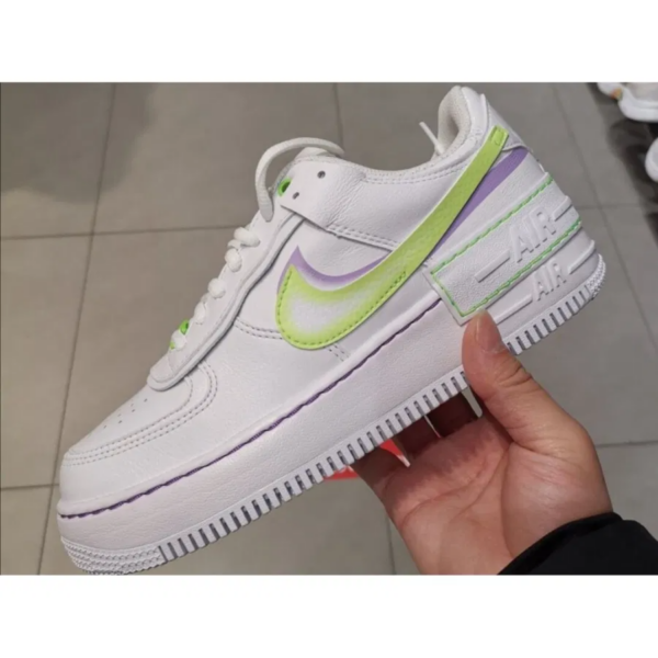 Giày Nike Wmns Air Force 1 Shadow 'White Electric Green' DD9684-100 - Ảnh 6