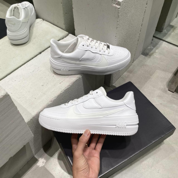 Giày Nike Wmns Air Force 1 PLTAFORM 'Triple White' DJ9946-100 - Ảnh 7