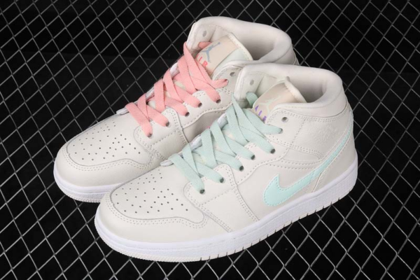 Giày Nike Air Jordan 1 Mid GG 'Phantom' 555112-035 - Ảnh 5