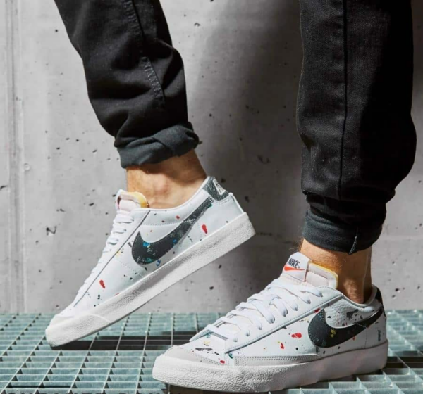 Giày Nike Blazer Low '77 'Paint Splatter' DJ1517-100 - Ảnh 2