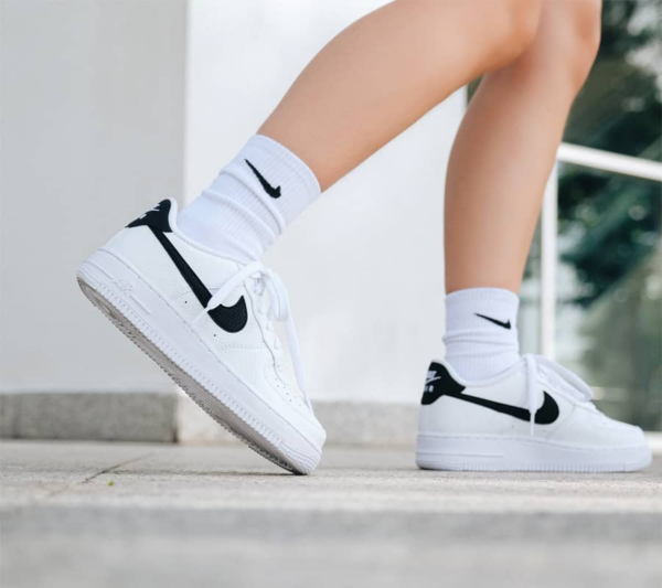 Giày Nike Air Force 1 GS 'White Black' CT3839-100 - Ảnh 7