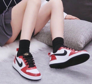 Giay Nike Court Borough Low 2020 GS ‘Chicago Red’ CU2983-101