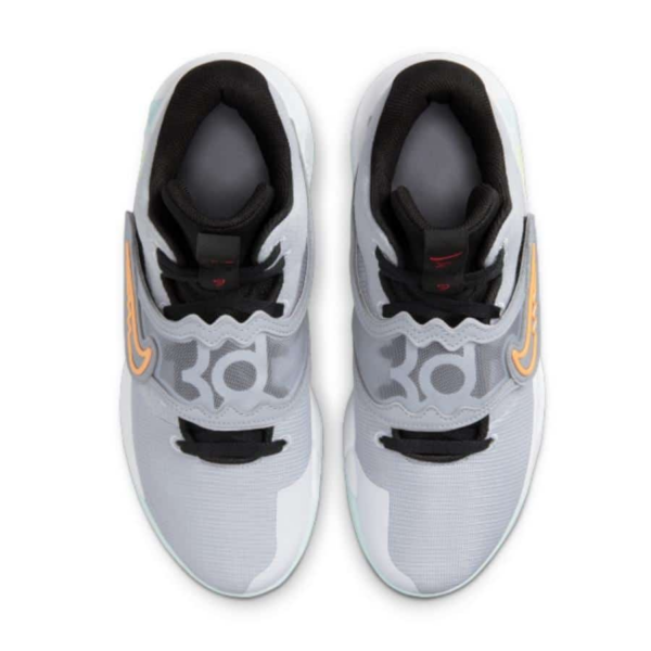 Giày Nike KD Trey 5 X 'Wolf Grey Volt Crimson' DJ7554-009 - Ảnh 6