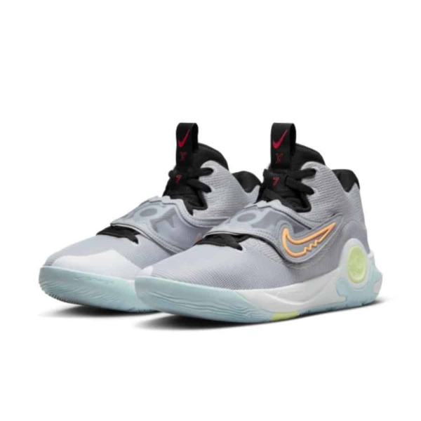 Giày Nike KD Trey 5 X 'Wolf Grey Volt Crimson' DJ7554-009 - Ảnh 5
