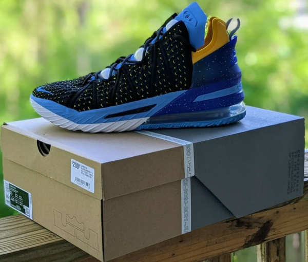 Giày Nike LeBron 18 'Lakers Heritage' CQ9283-006 - Ảnh 5