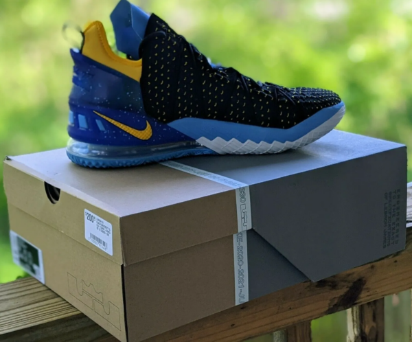 Giày Nike LeBron 18 'Lakers Heritage' CQ9283-006 - Ảnh 4