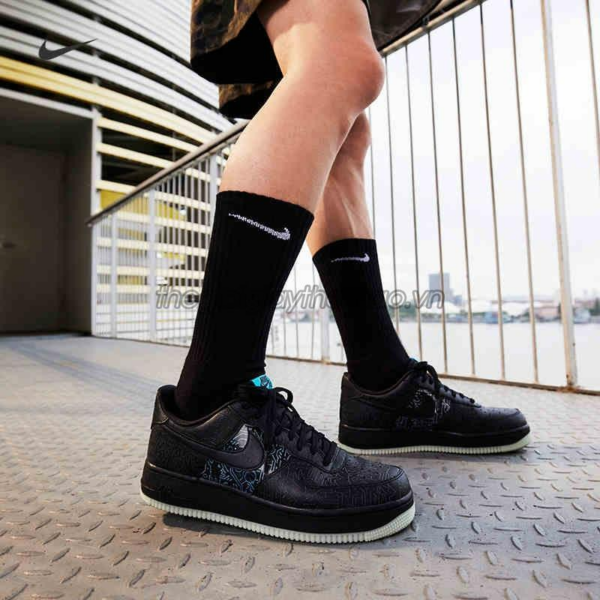 Giày Nike Space Jam x Air Force 1 '07 'Computer Chip' DH5354-001 - Ảnh 3