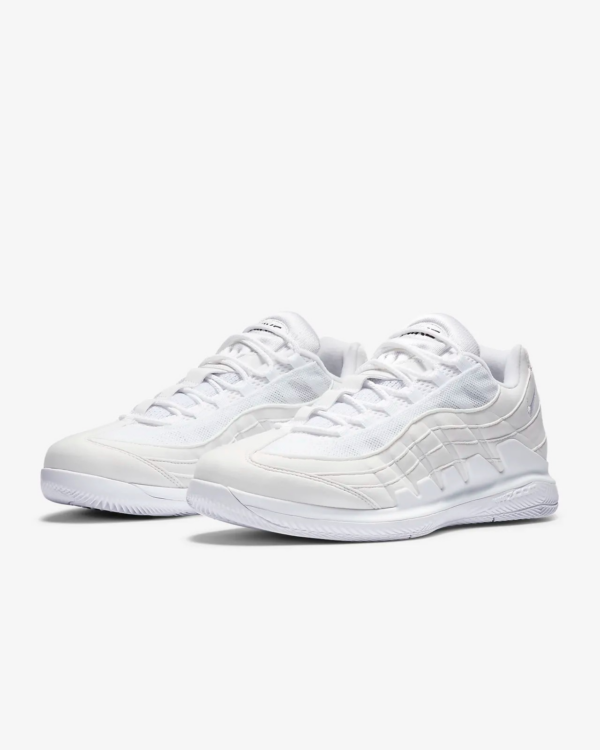 Giày Nike Court Zoom Vapor X Air Max 95 Triple White DB6064-101 - Ảnh 2