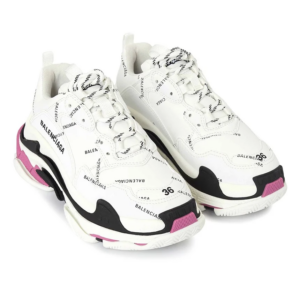 Giay Balenciaga All Over Logo Triple S 'White' 524039-W2FA4-9155
