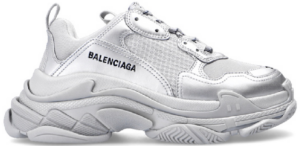 Giay Balenciaga Triple S Trainer Sneakers 'Silver' 524039-W2FS2-8100
