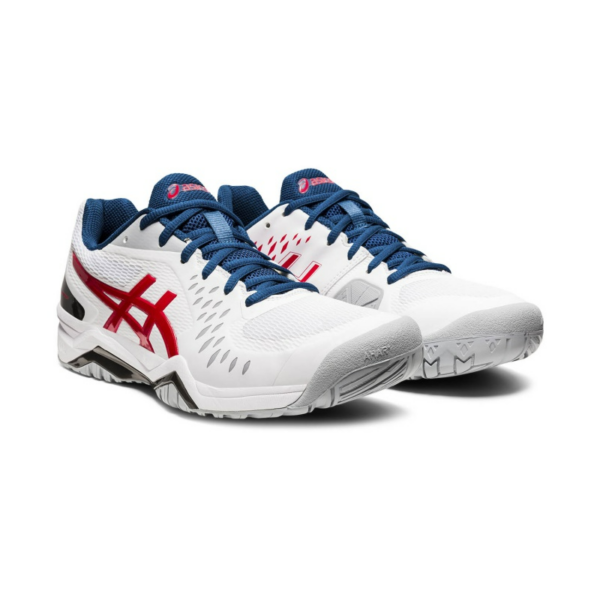 Giày Tennis Asics Gel Challenger 12 'White Classic Red' 1041A045-117 - Ảnh 3