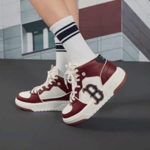 Giay MLB Chunky Liner High New York Yankees 'Red' 3ASXCB12N-43WIS