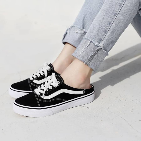 Giày Vans Comfort Old Skool Mule 'Black' 590747-0001 - Ảnh 2