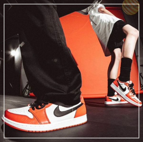 Giày Nike Wmns Air Jordan 1 Low OG 'Starfish' CZ0775-801 - Ảnh 3