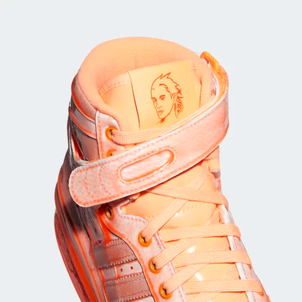 Giày Adidas Jeremy Scott x Forum High 'Dipped Signal Orange' Q46124 - Ảnh 2