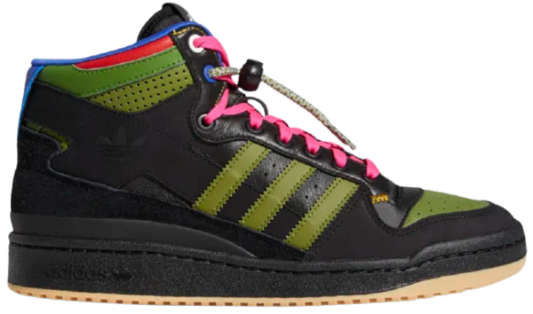 Giày Adidas Forum Mid RT Hebru Brantley 'Black' GZ4396