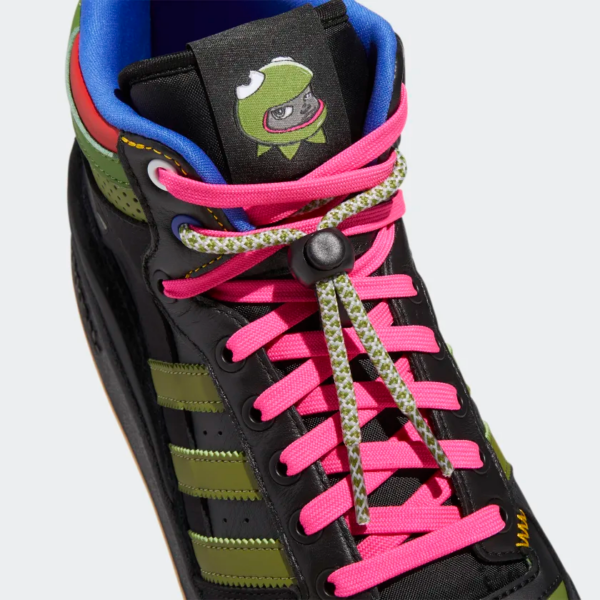 Giày Adidas Forum Mid RT Hebru Brantley 'Black' GZ4396 - Ảnh 7