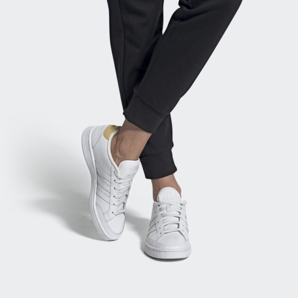 Giày Adidas Wmns Grand Court SE 'White Orange Tint' FW3301 - Ảnh 8