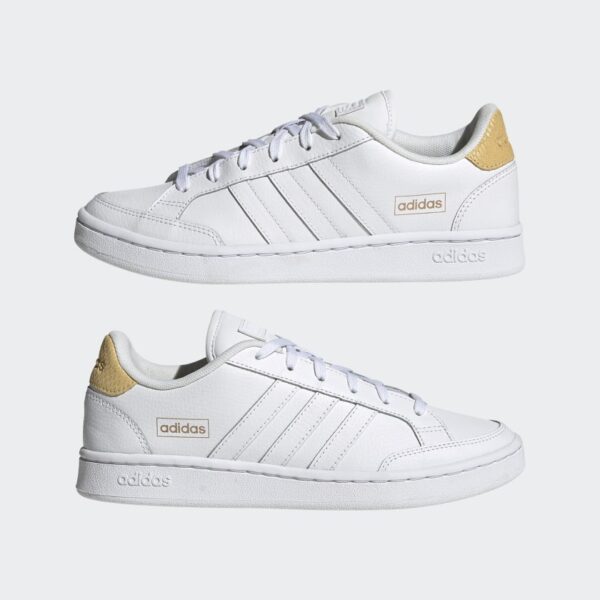 Giày Adidas Wmns Grand Court SE 'White Orange Tint' FW3301 - Ảnh 4