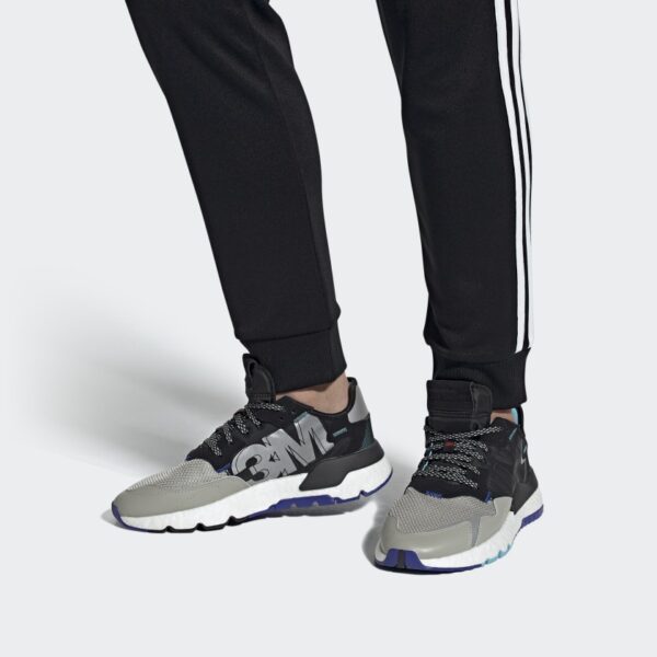 Giày Adidas Nite Jogger '3M Black Metal Grey' EF5408 - Ảnh 7