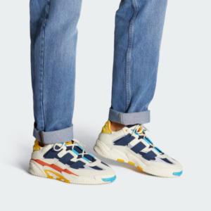 Alternative view of Giày Adidas Niteball 'Cream White Cyan' FV4842