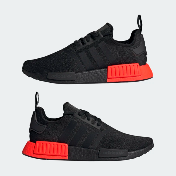 Giày Adidas NMD_R1 'Black Grey Scarlet' FV3907 - Ảnh 5