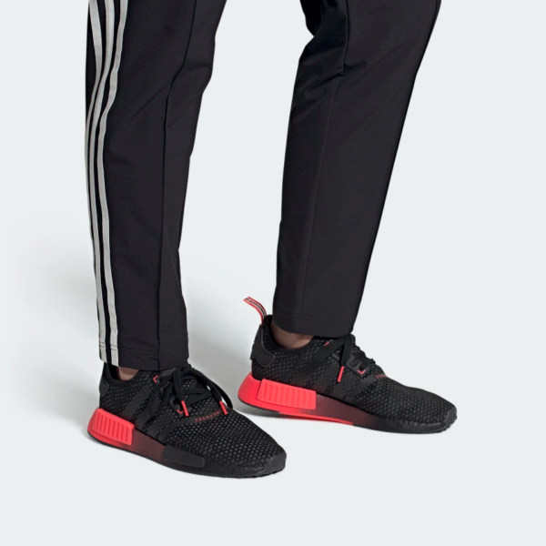 Giày Adidas NMD_R1 Knit 'Black Signal Pink' FV1738 - Ảnh 2