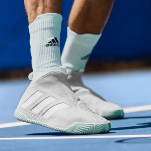 Giay Tennis Adidas Stycon Laceless 'Grey Green' EG2211