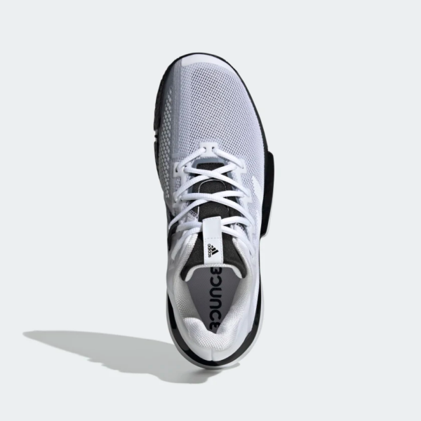 Giày Tennis Adidas SoleMatch Bounce 'White Black' G26602 - Ảnh 6