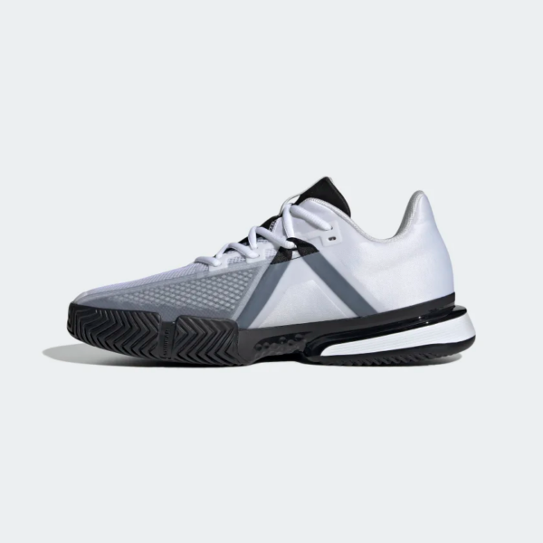 Giày Tennis Adidas SoleMatch Bounce 'White Black' G26602 - Ảnh 3