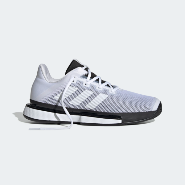 Giày Tennis Adidas SoleMatch Bounce 'White Black' G26602 - Ảnh 2