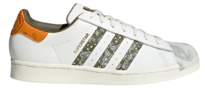 Giày Adidas Superstar 'Green Orange' GX3656