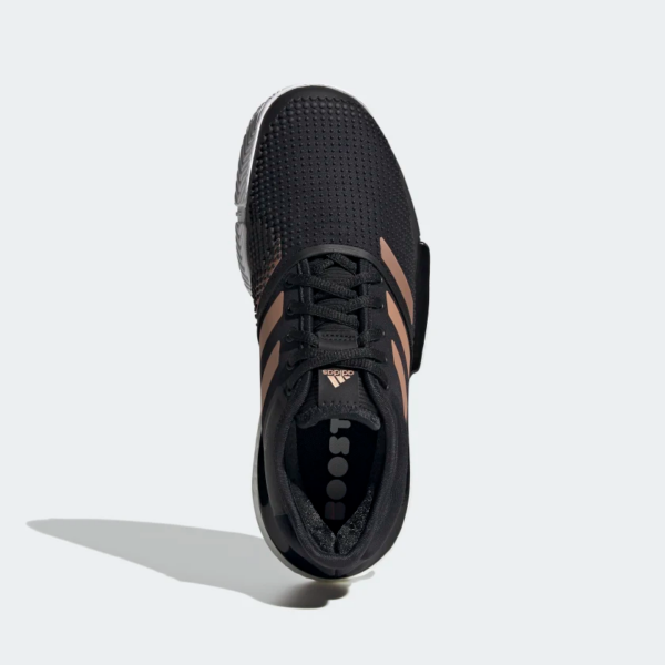 Giày Tennis Adidas Wmns SoleCourt 'Black Copper Metallic' FU8133 - Ảnh 7