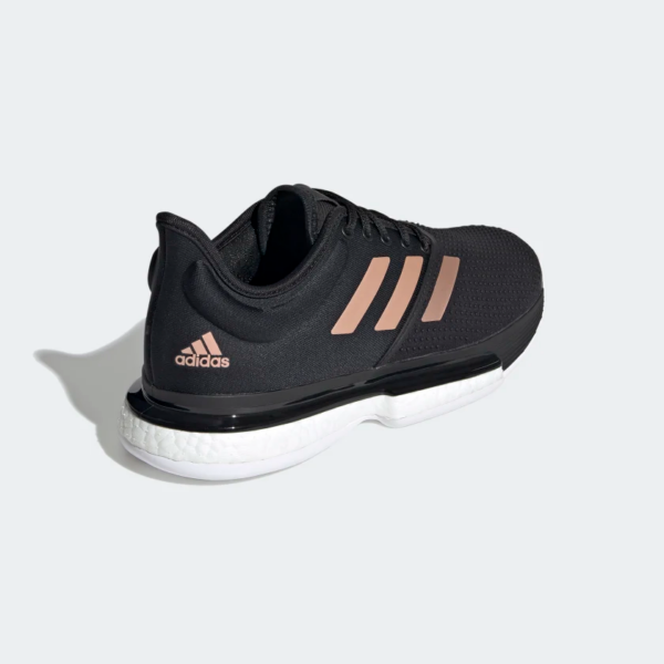 Giày Tennis Adidas Wmns SoleCourt 'Black Copper Metallic' FU8133 - Ảnh 6