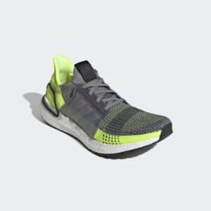 Alternative view of Giày Adidas UltraBoost 19 'Grey Yellow' EF1343