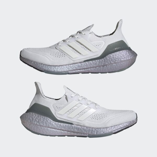 Giày Adidas UltraBoost 21 'Crystal White Hazy Green' FY0383 - Ảnh 4